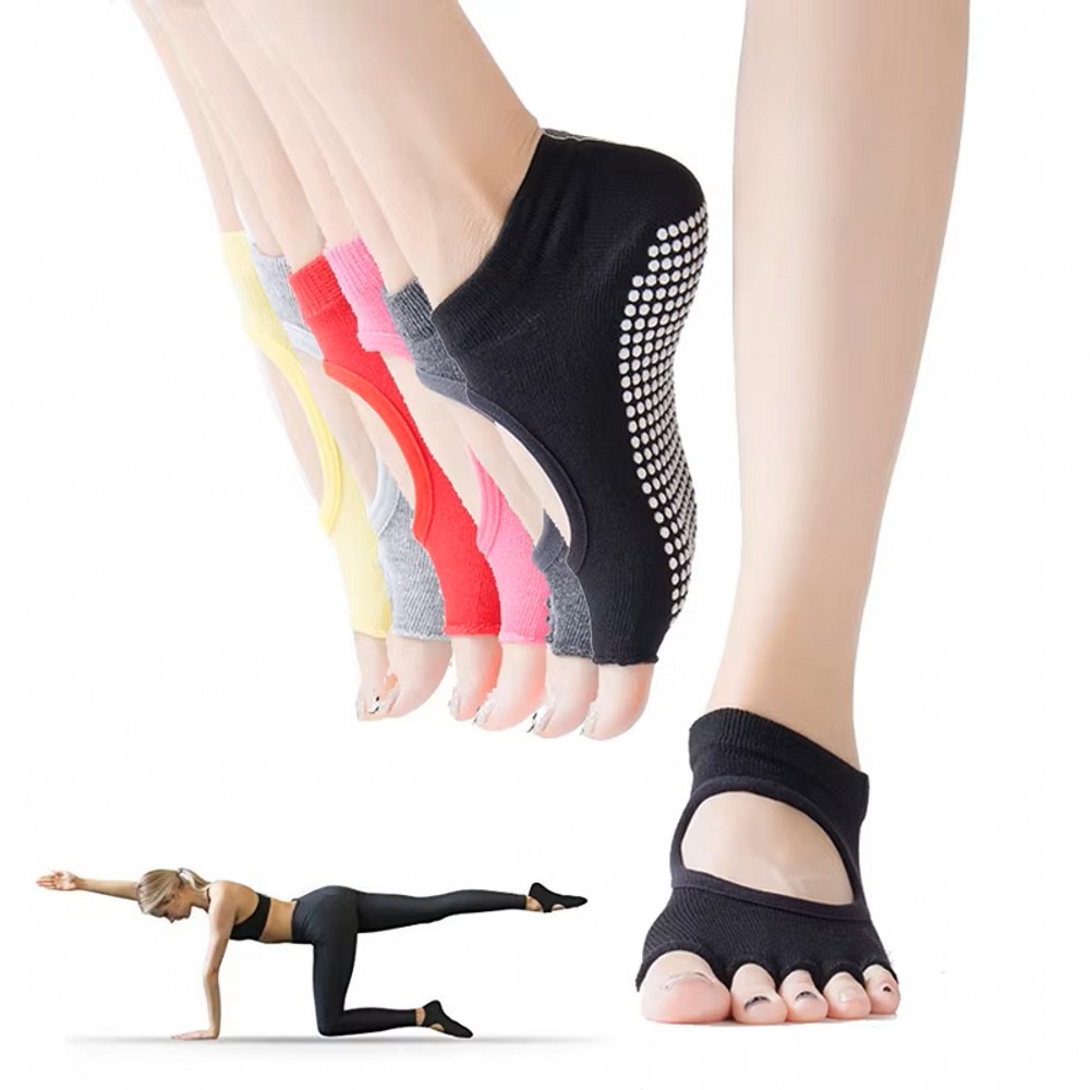 Medias Para Pilates Y Yoga - Chaussettes de yoga à cinq doigts,